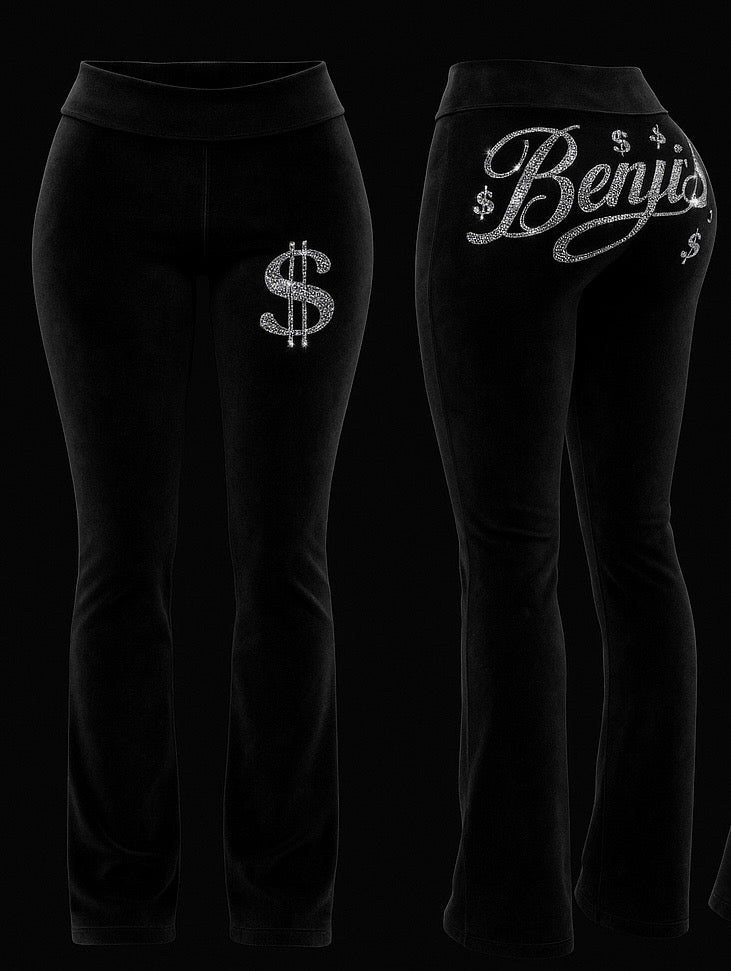 Gimme Them Benjiz " Velour Pants"