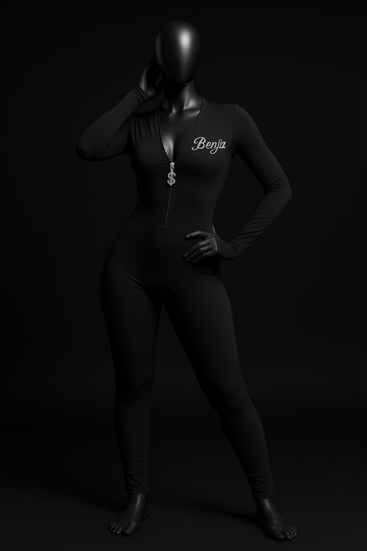 Benjiz on display "Double Zip Bodysuit"