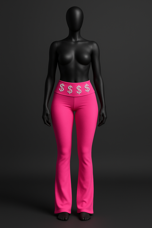 Pink Benjiz "Fold-over Pants"